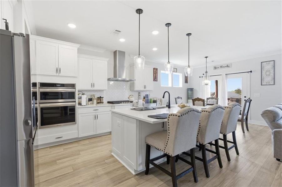 Furnished interior view inside a new home in , Hoschton (Image 15).