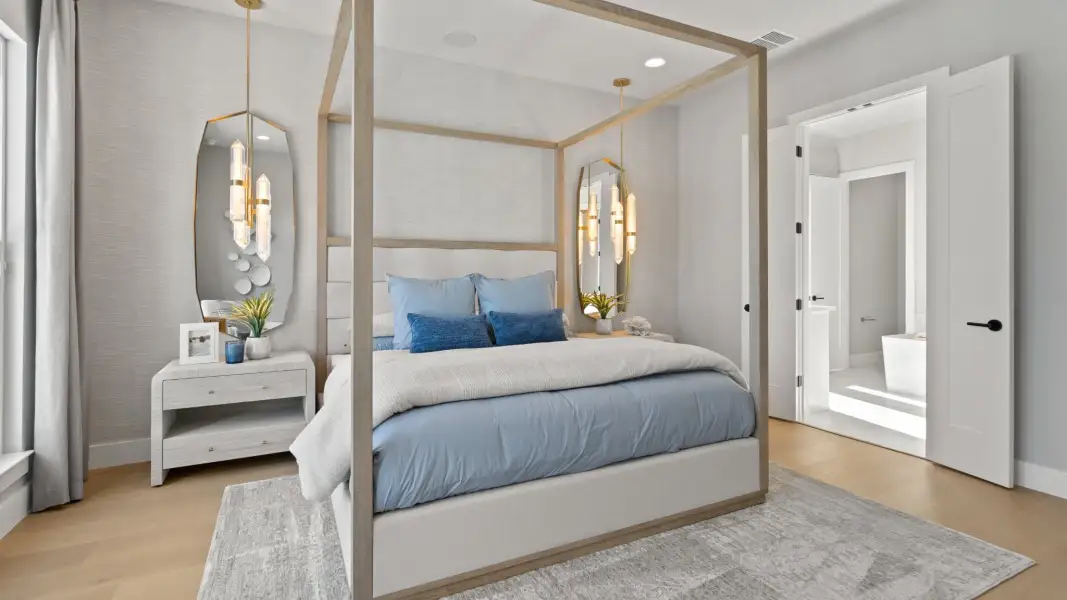 Furnished interior view inside a new home in Glynlea Country Club, Port St. Lucie (Image 10).
