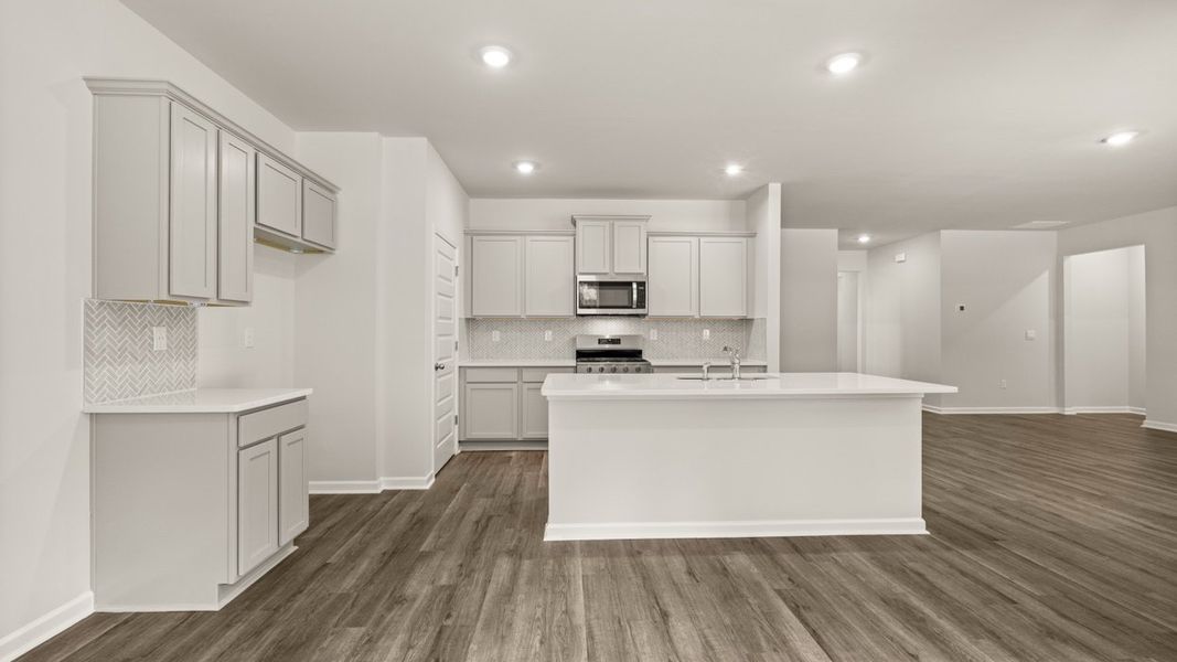 Furnished interior view inside a new home in Preserve at Dove Creek, Statham (Image 7).
