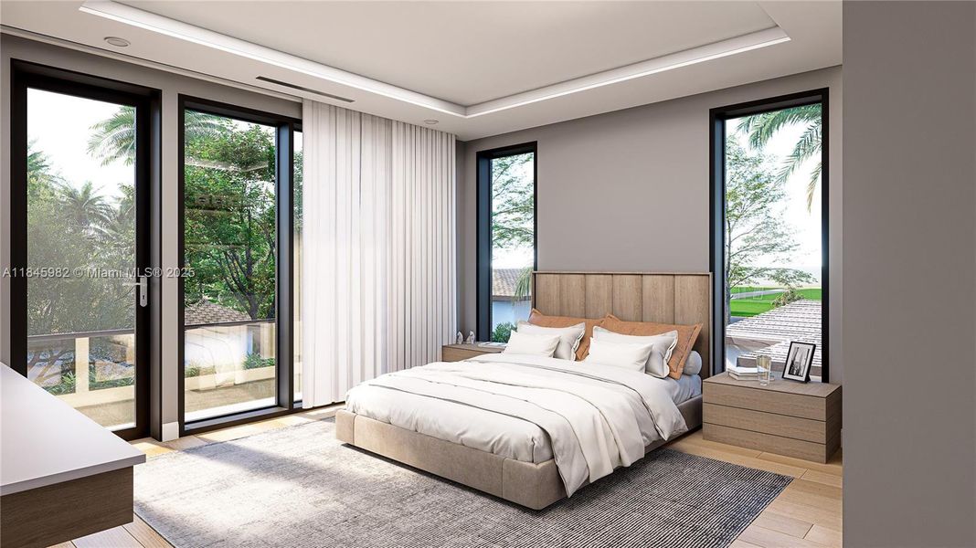 Furnished interior view inside a new home in , Pompano Beach (Image 5).