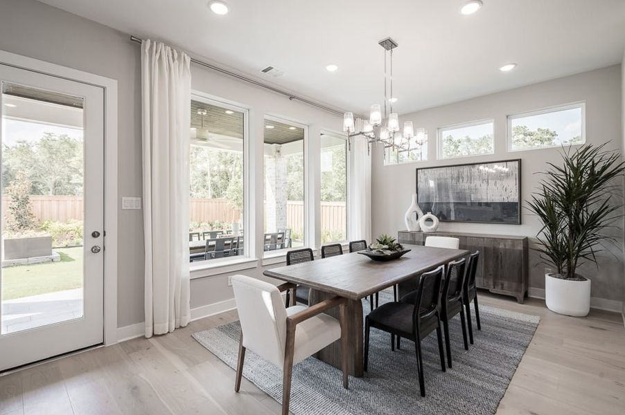 Furnished interior view inside a new home in Harvest Green 75′, Richmond (Image 15).