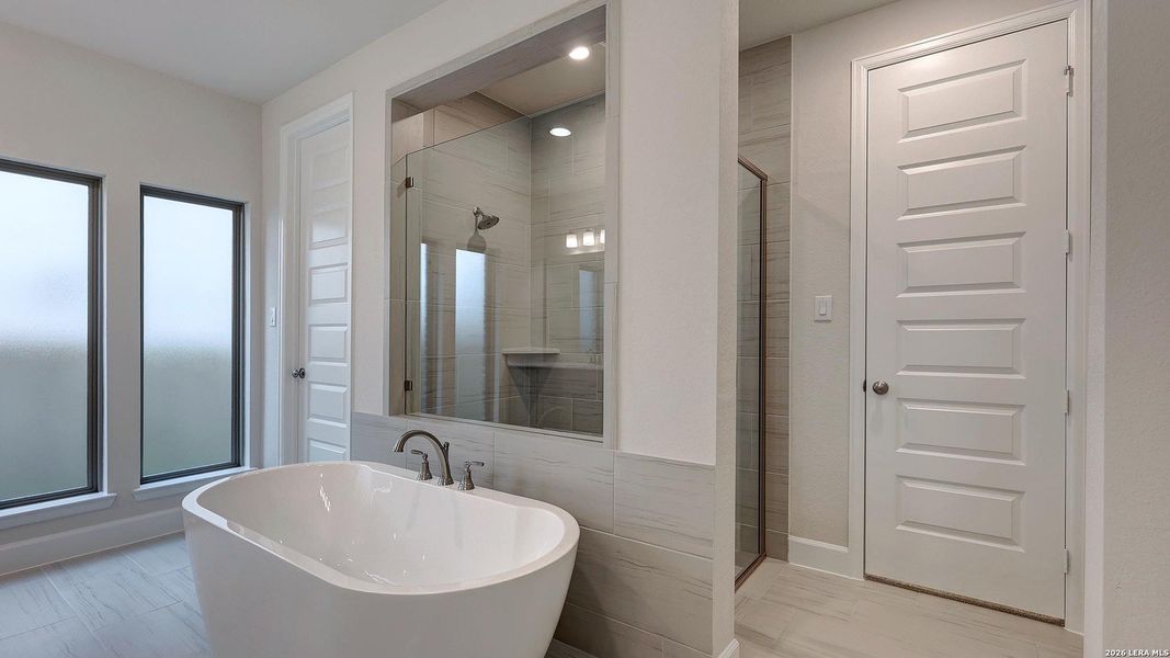 Furnished interior view inside a new home in Haby Hill, San Antonio (Image 13).