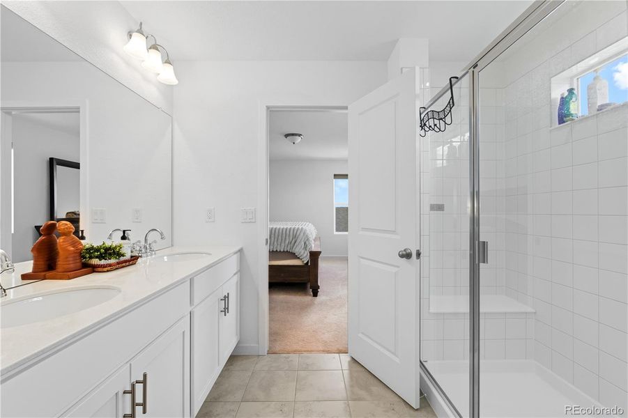 Furnished interior view inside a new home in Ascent Village at Sterling Ranch - Single Family Homes, Littleton (Image 6). Furnished interior view inside a new home in Ascent Village at Sterling Ranch - Single Family Homes, Littleton (Image 6).
