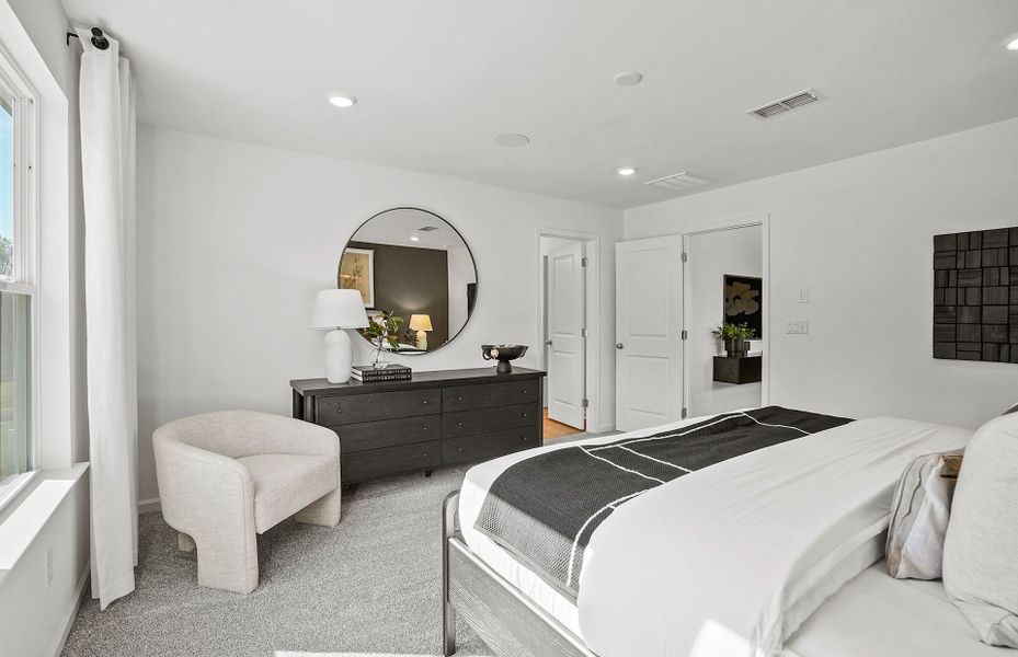 Representative furnished interior of a home built from the Carson by Pulte Homes in Mallard Park, Charlotte (Image 17).