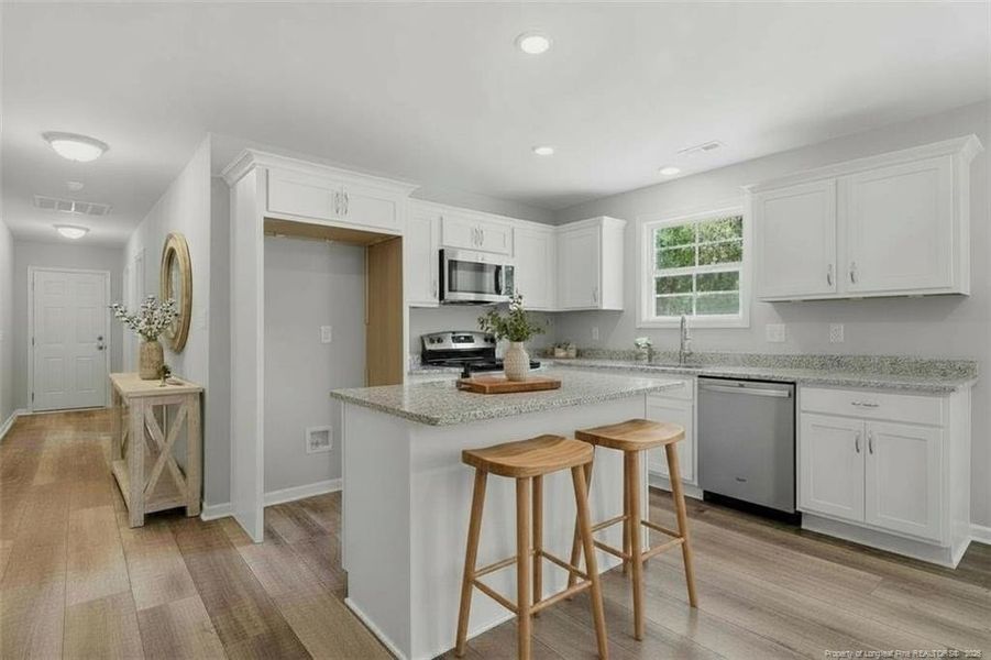 Beautifully staged kitchen