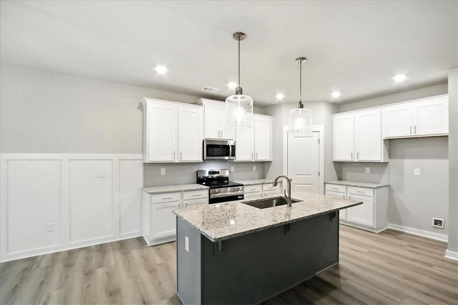 Furnished interior view inside a new home in Traditions of Braselton, Jefferson (Image 13).