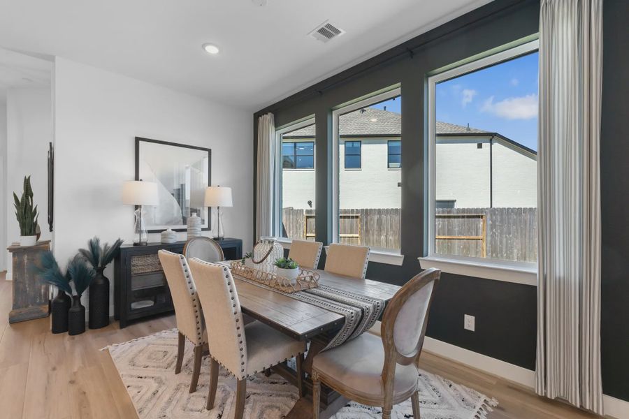 Representative furnished interior of a home built from the Orlando by Chesmar Homes in Brookewater 45's, Rosenberg (Image 10).