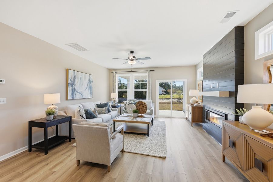 Representative furnished interior of a home built from the Rivercrest II by Great Southern Homes in Westwood Reserve, Conway (Image 17).