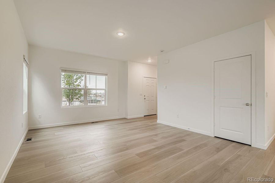 Spacious, unfurnished interior of a new home in Eastcreek Farm: Paired Homes, Thornton (Image 11). Spacious, unfurnished interior of a new home in Eastcreek Farm: Paired Homes, Thornton (Image 11).