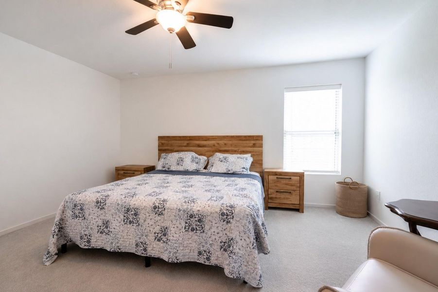 Furnished interior view inside a new home in Samara, League City (Image 26).