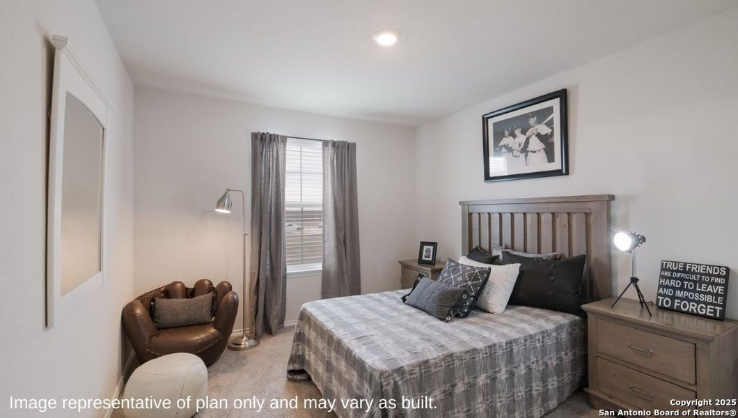 Furnished interior view inside a new home in Langdon, San Antonio (Image 31).