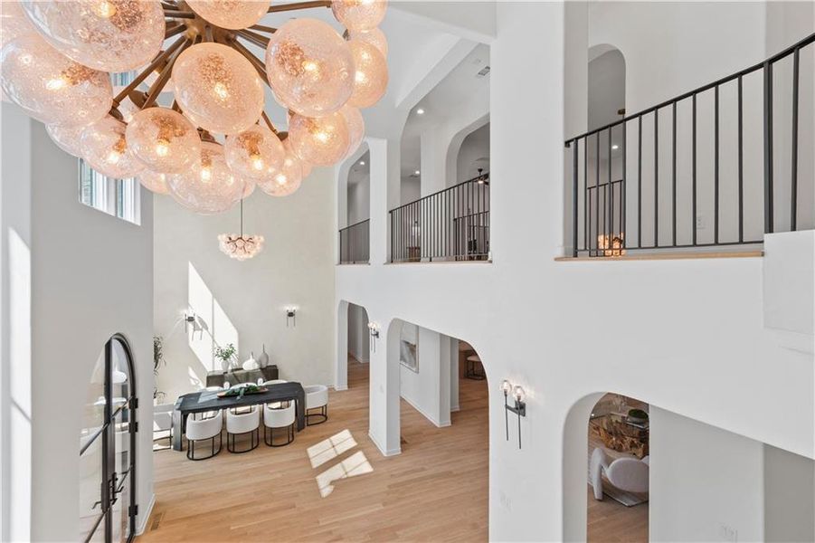 Furnished interior view inside a new home in , Alpharetta (Image 10).