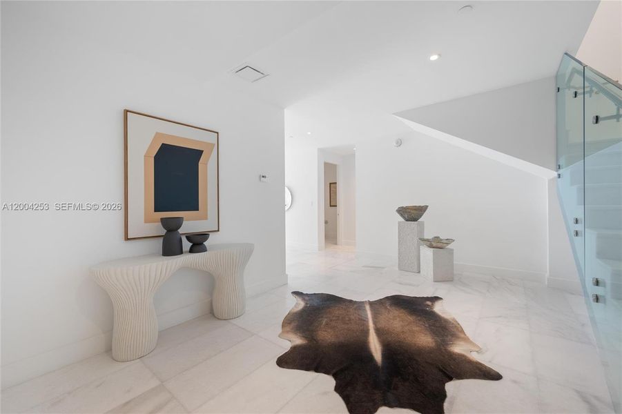 Furnished interior view inside a new home in , Miami (Image 54).