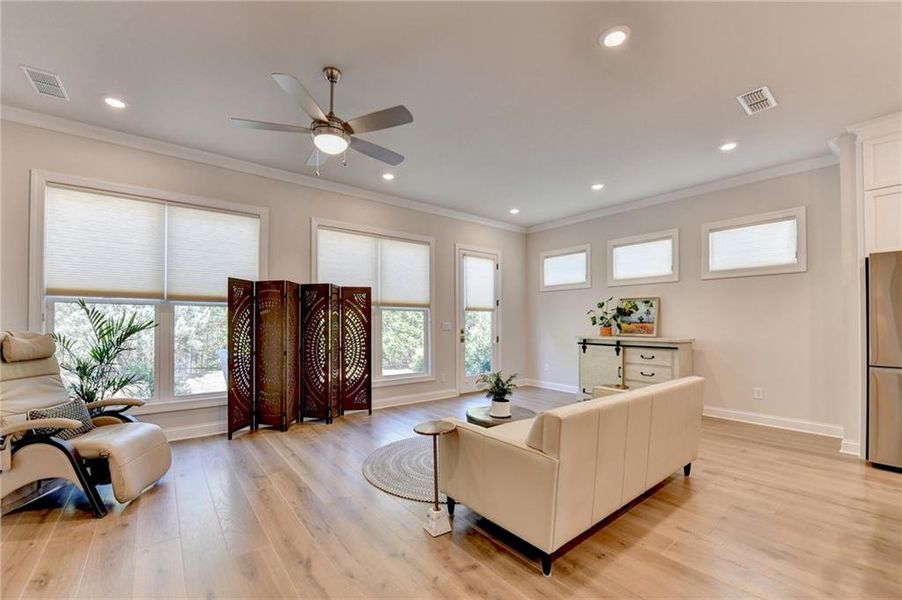 Furnished interior view inside a new home in , Canton (Image 41).