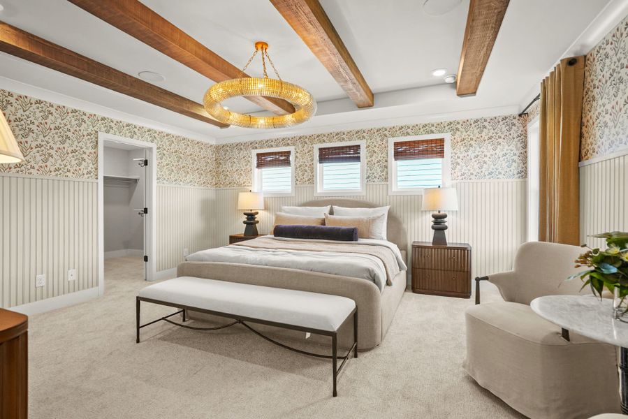 Representative furnished interior of a home built from the Montadale by Pulte Homes in The Retreat at Carolina Ridge, Harrisburg (Image 47).