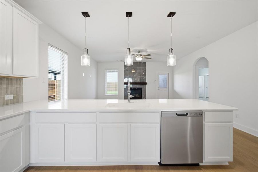 Furnished interior view inside a new home in Westridge, McKinney (Image 7).