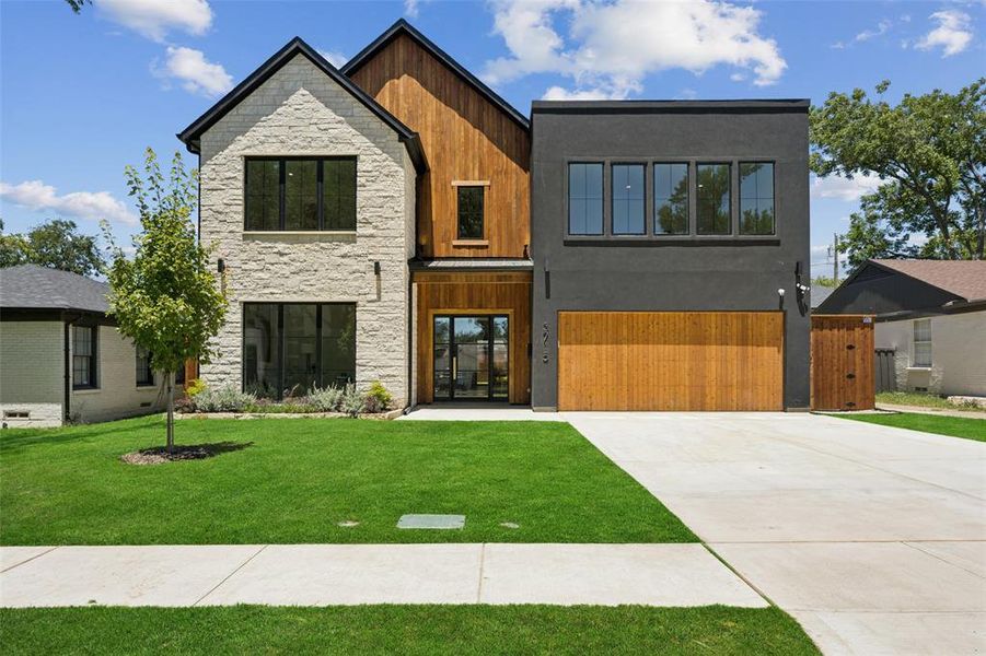 Front exterior of a new home in , Dallas, TX, highlighting curb appeal (Image 2).