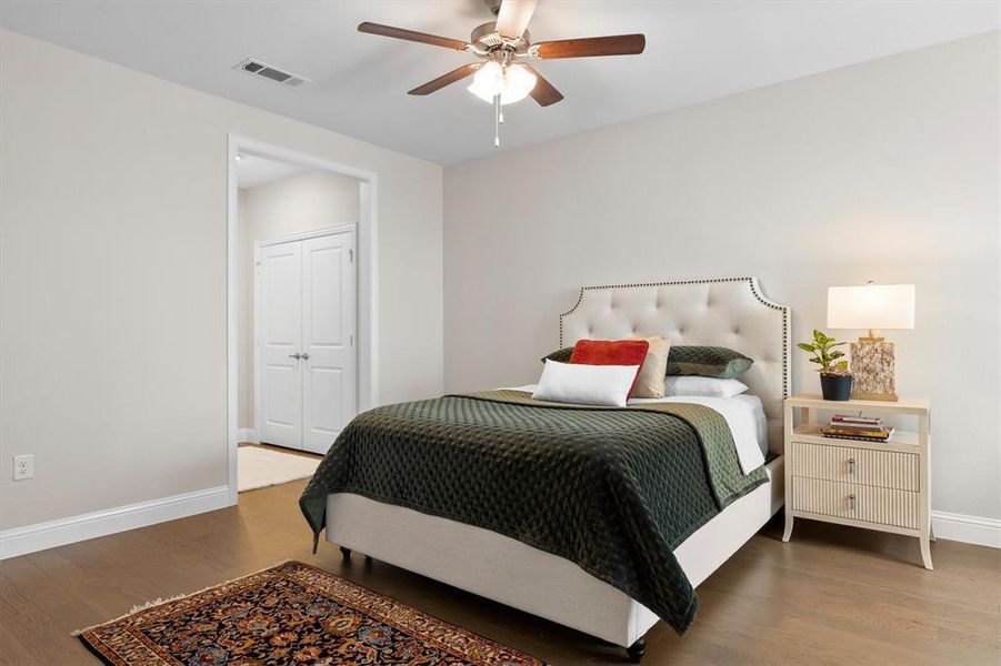 Furnished interior view inside a new home in Gatherings® at Twin Creeks, Allen (Image 13).