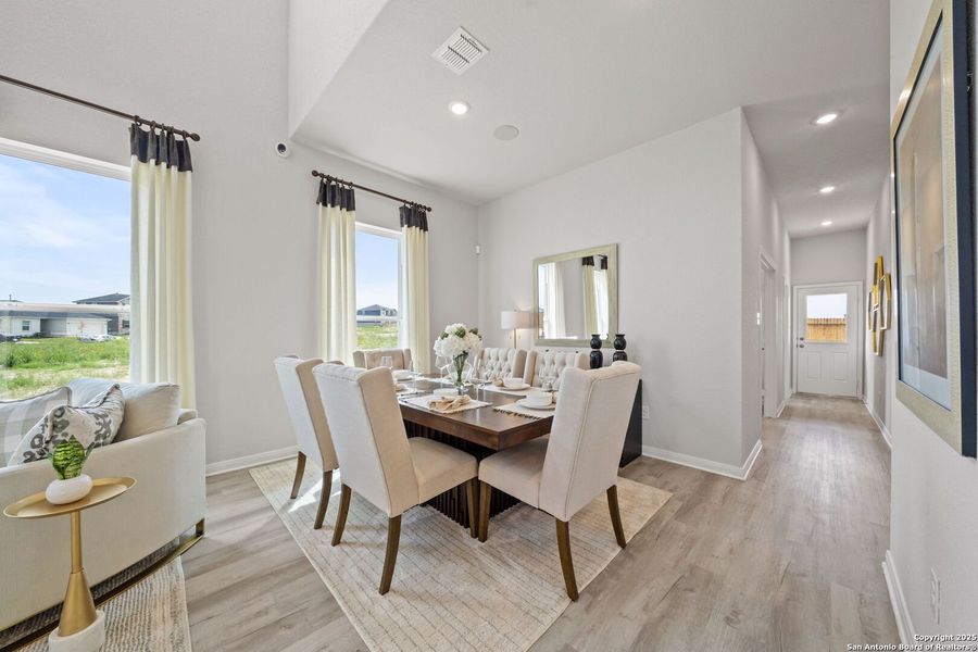 Furnished interior view inside a new home in Applewhite Meadows, San Antonio (Image 21). Furnished interior view inside a new home in Applewhite Meadows, San Antonio (Image 21).