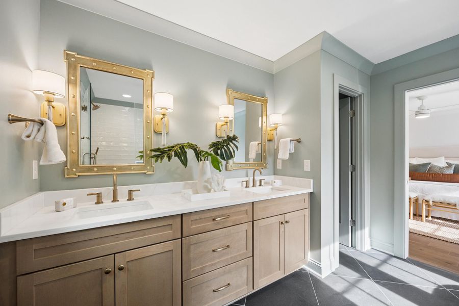 Furnished interior view inside a new home in , Beaufort (Image 25).