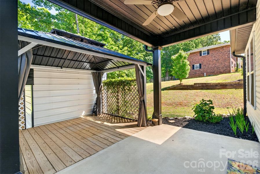 Exterior details and patio area of a home in , Cowpens (Image 29). Exterior details and patio area of a home in , Cowpens (Image 29).