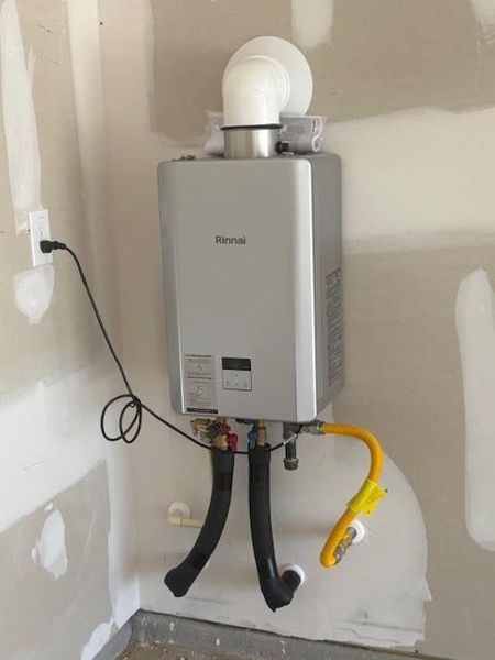 Tankless Gas Water Heater – very efficient. Tankless Gas Water Heater – very efficient.