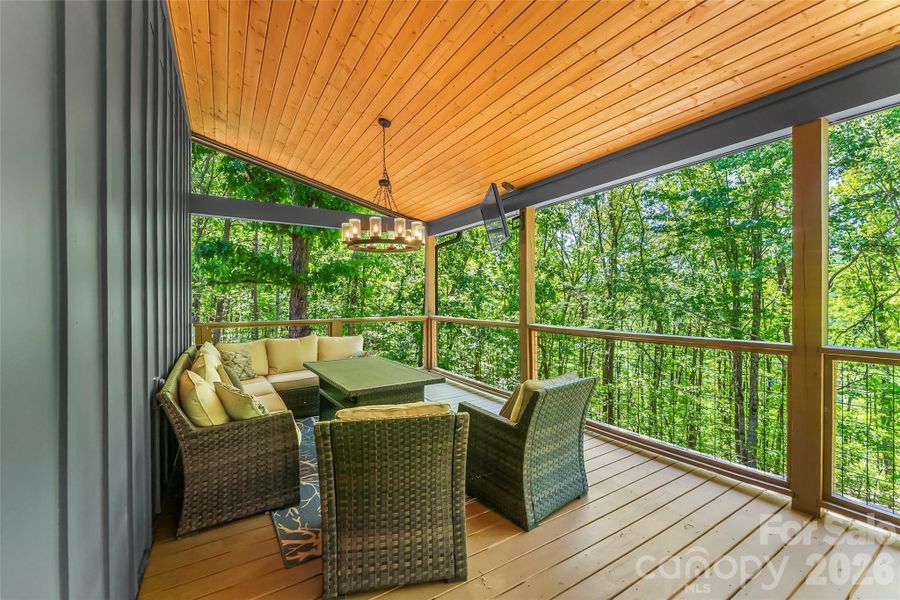 Exterior details and patio area of a home in , Morganton (Image 28).