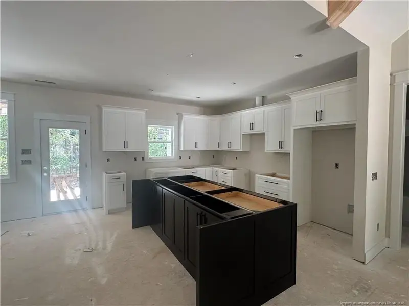 Kitchen with island