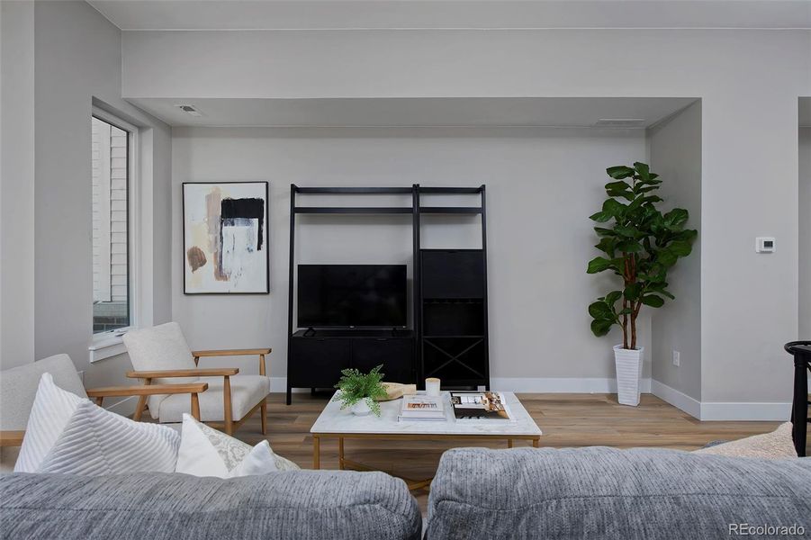 Furnished interior view inside a new home in , Denver (Image 13).