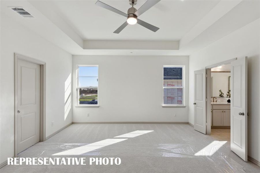 You will fall in love with this dreamy owners suite!  REPRESENTATIVE PHOTO