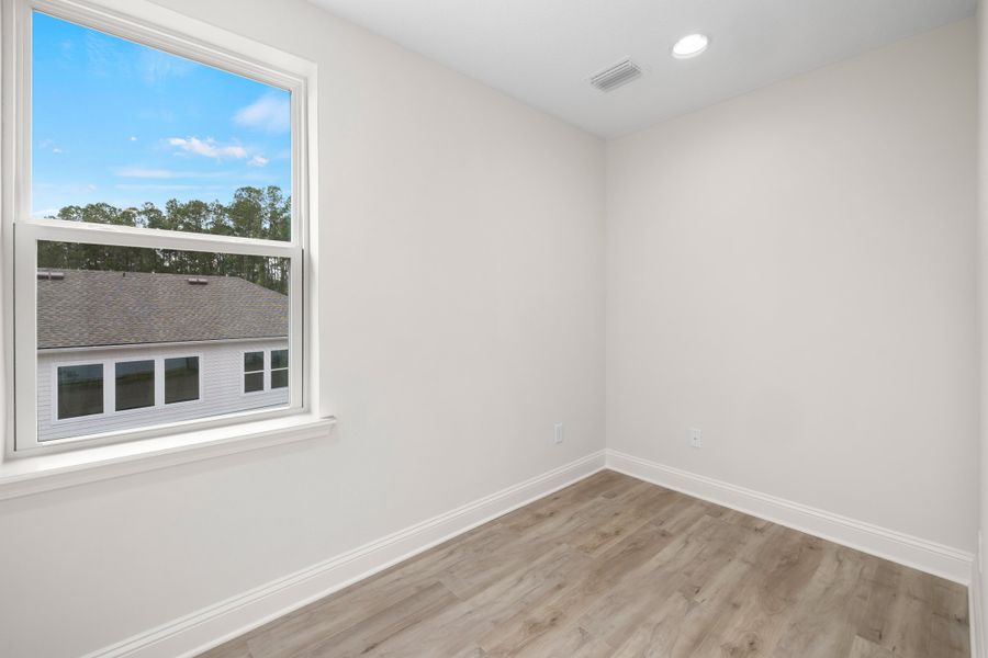Representative unfurnished interior of a home built from the Palmetto by Riverside Homes in Mariposa at EverRange 40' Series, Jacksonville (Image 110).