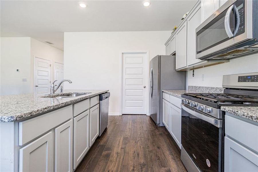 Furnished interior view inside a new home in Broder Farm, Stockbridge (Image 7).