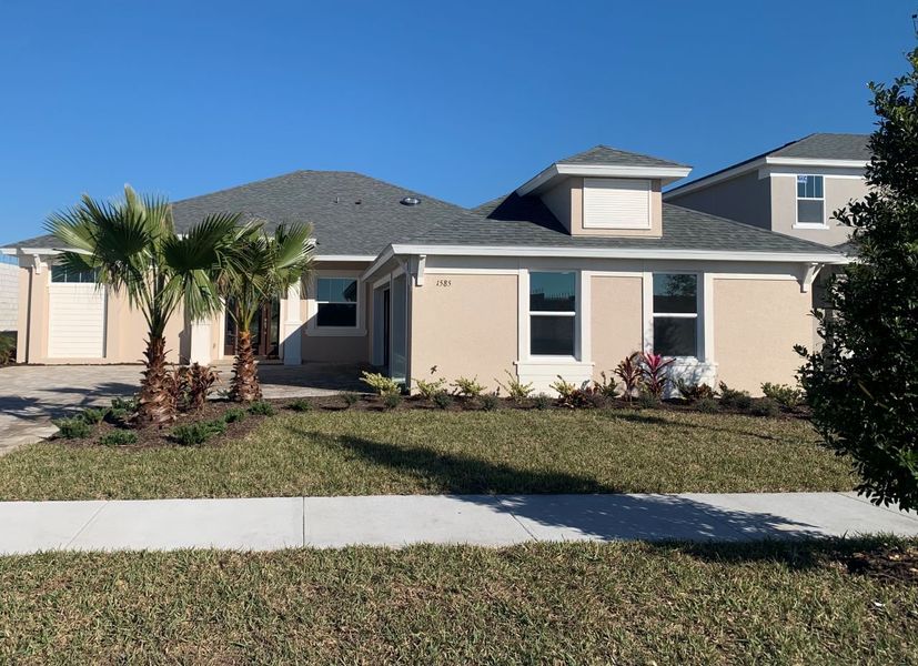 Representative exterior photo of a completed home built from the Avery by Paytas Homes in The Reserve at Victoria, Deland, FL (Image 22).