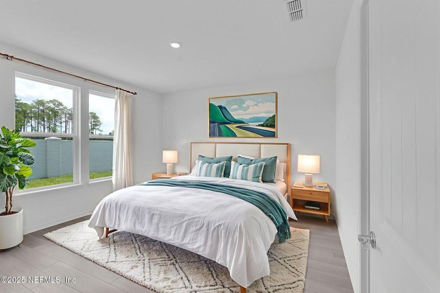 Furnished interior view inside a new home in Summer Bay at Grand Oaks, St. Augustine (Image 13). Furnished interior view inside a new home in Summer Bay at Grand Oaks, St. Augustine (Image 13).