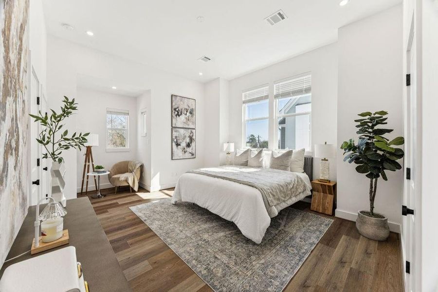 Furnished interior view inside a new home in , Houston (Image 22).