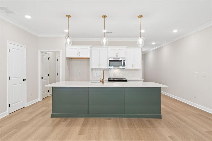 Furnished interior view inside a new home in Cherokee Township, Acworth (Image 5).
