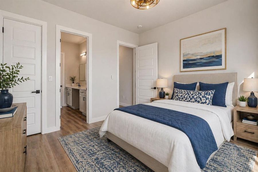 Furnished interior view inside a new home in , Glen Rose (Image 14).