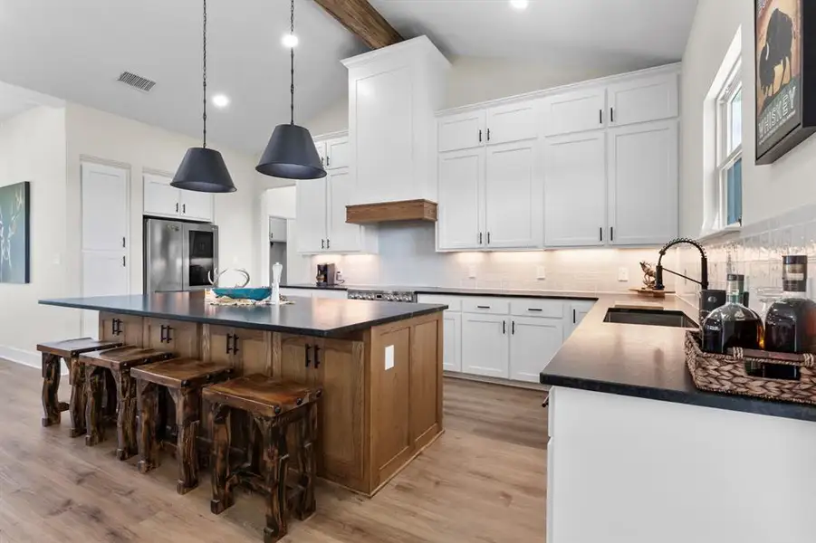 Furnished interior view inside a new home in , Hubbard (Image 10).