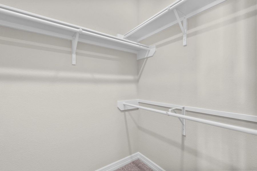 A view of your large primary walk-in Closet A view of your large primary walk-in Closet
