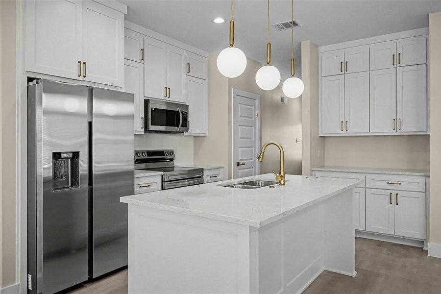 Furnished interior view inside a new home in , Granbury (Image 6).