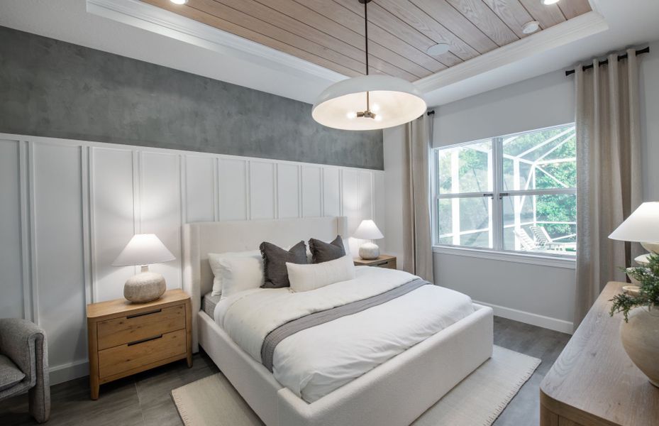 Representative furnished interior of a home built from the Ashby by DiVosta in Emerson Oaks, Vero Beach (Image 14).