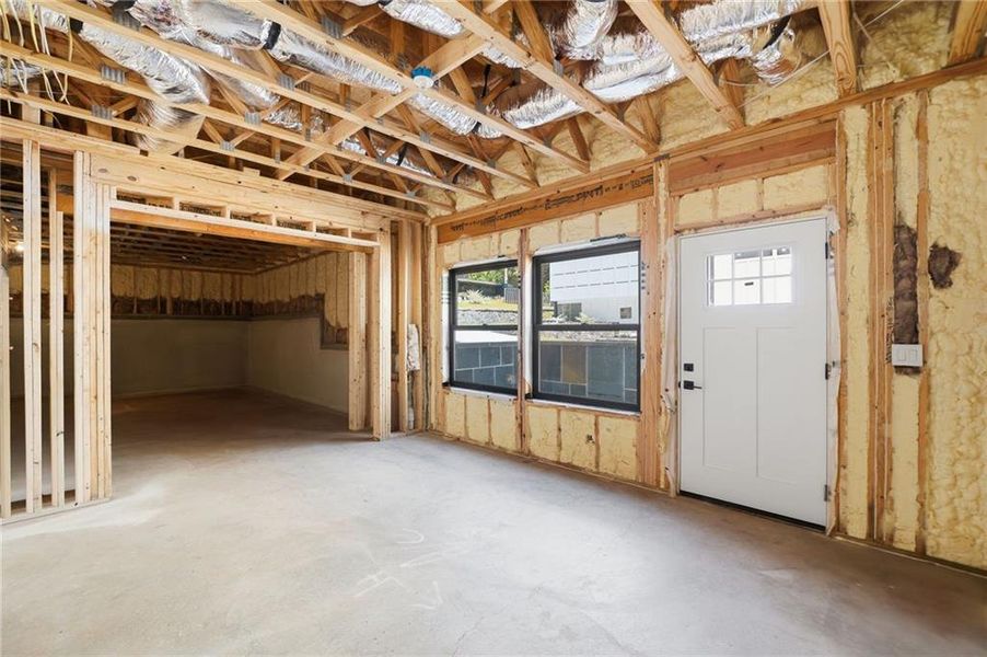 In-progress construction of a new home in , Roswell, GA (Image 70).