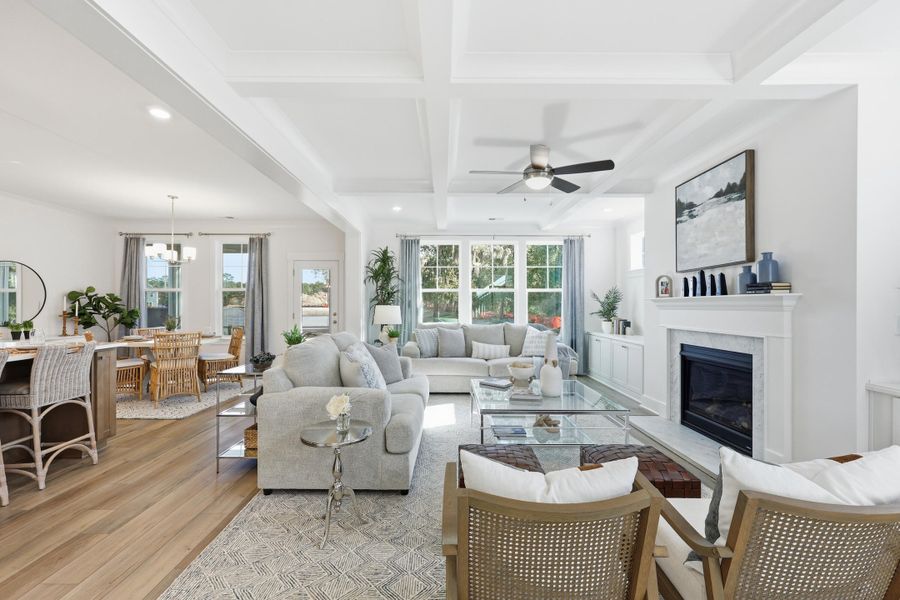 Furnished interior view inside a new home in , Summerville (Image 16).