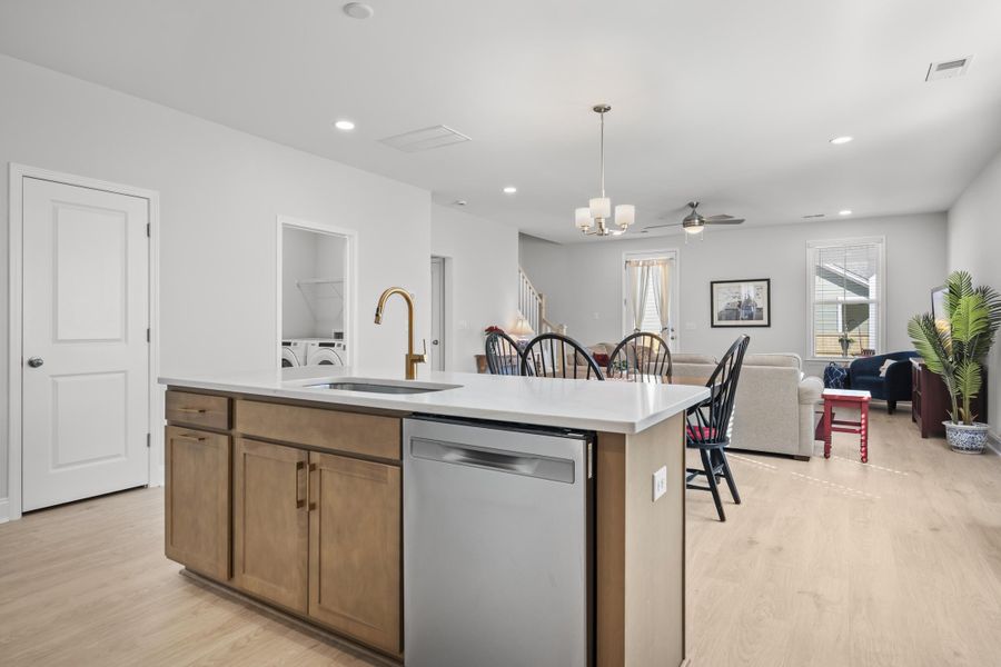 Furnished interior view inside a new home in High Point at Foxbank, Moncks Corner (Image 18).