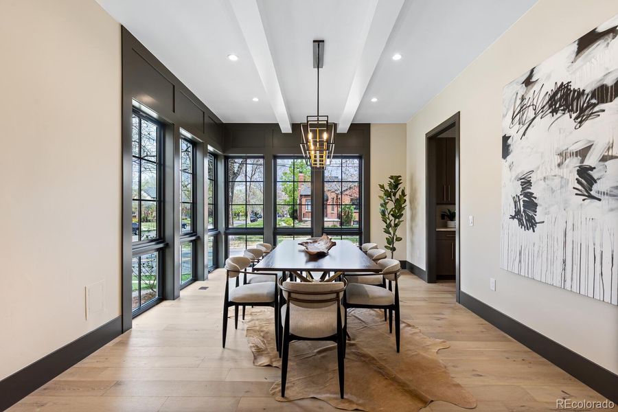 Furnished interior view inside a new home in , Denver (Image 39).