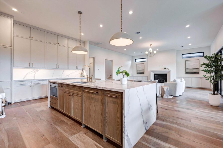 Furnished interior view inside a new home in , Houston (Image 16).