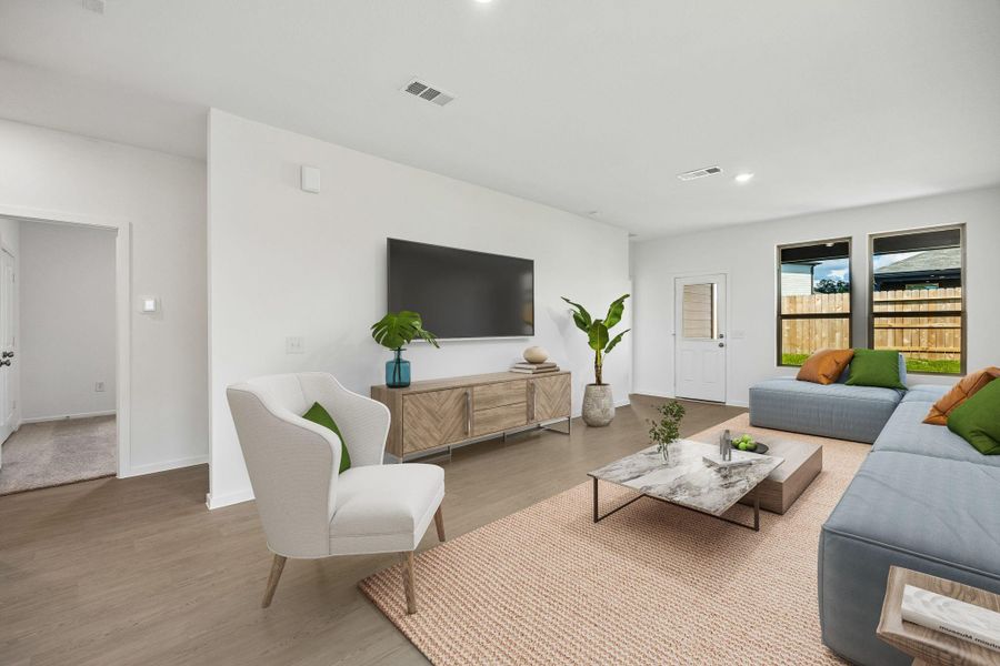 Furnished interior view inside a new home in Mavera, Conroe (Image 8).