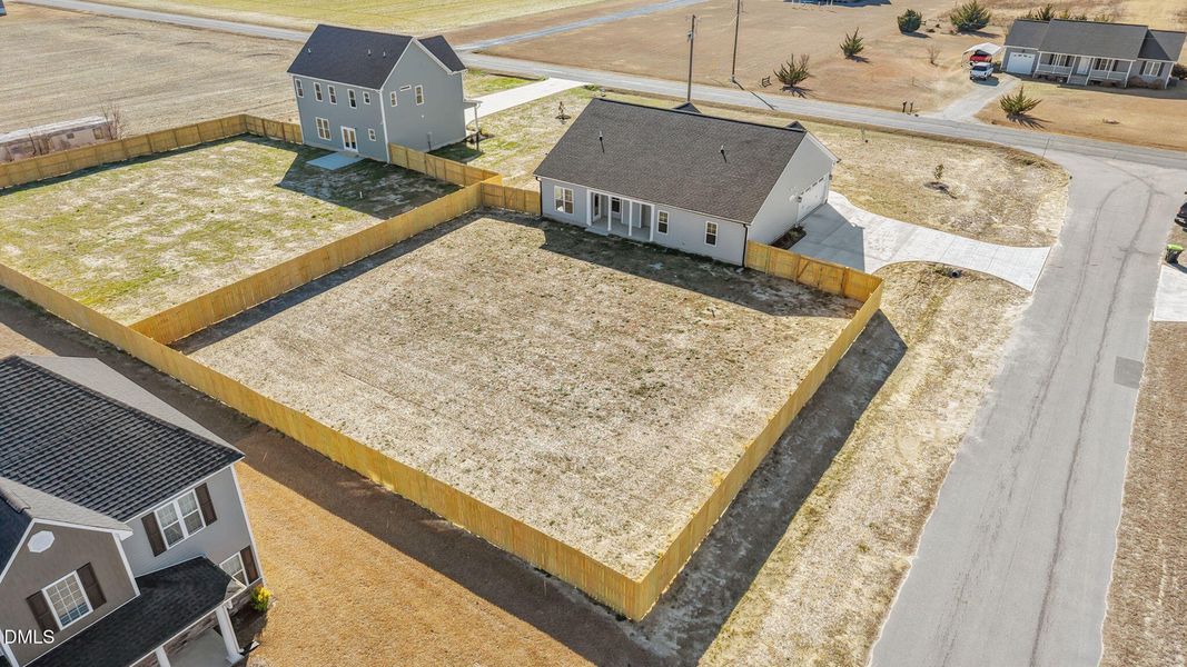 Builder installed Privacy Fence