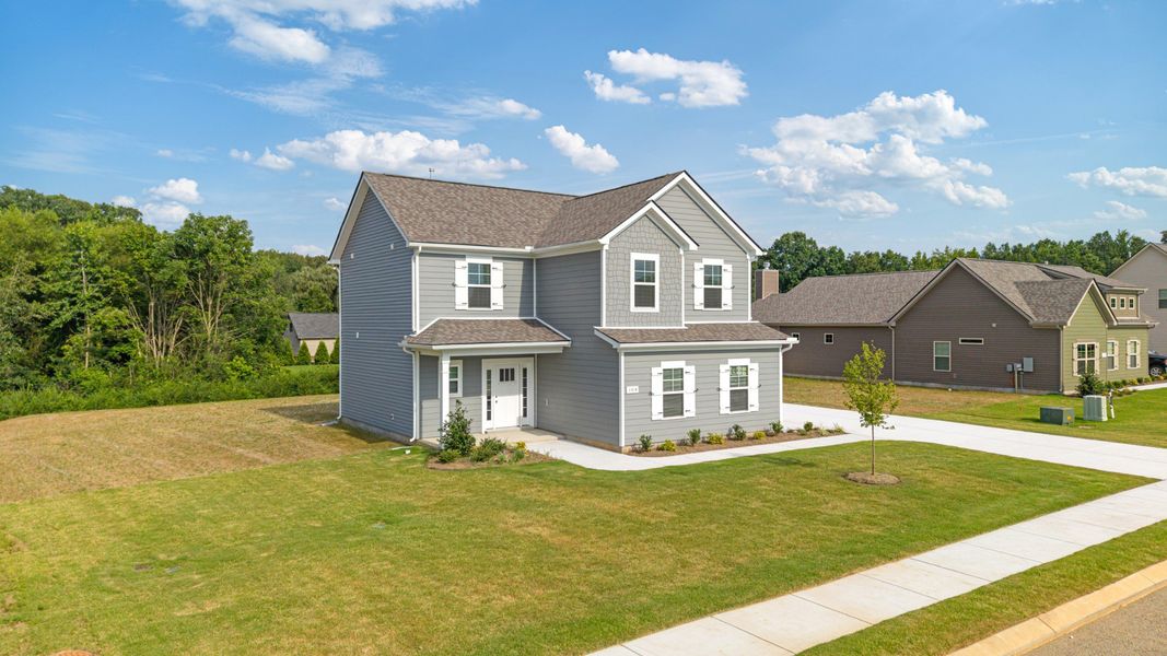 Front exterior of a new home in Stillwater, Tullahoma, TN, highlighting curb appeal (Image 20).