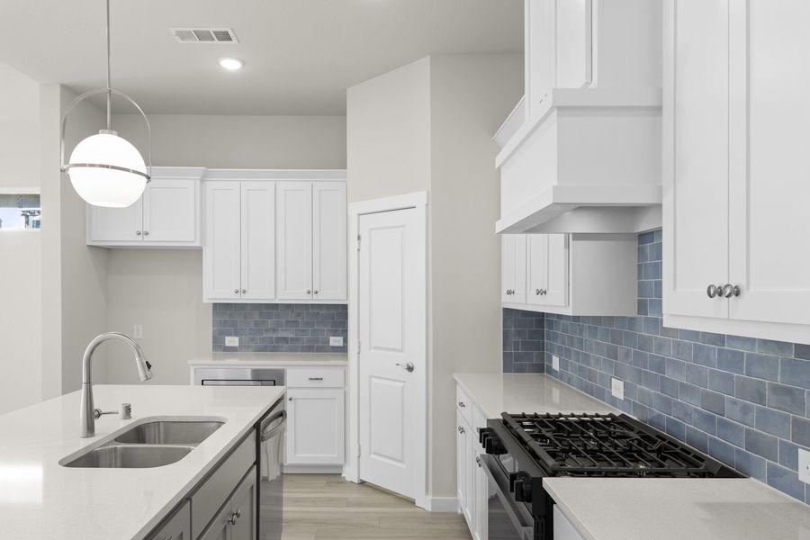 Furnished interior view inside a new home in Willow Grove Single-Family Homes, Melissa (Image 7). Furnished interior view inside a new home in Willow Grove Single-Family Homes, Melissa (Image 7).